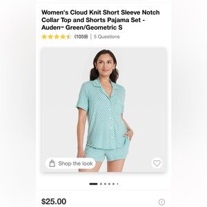 Target Pajama Set - Size Small